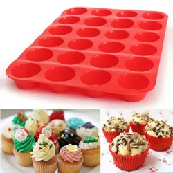 Il miglior set per muffin in silicone e set di teglie per cupcake 12 e 24 mini tazze